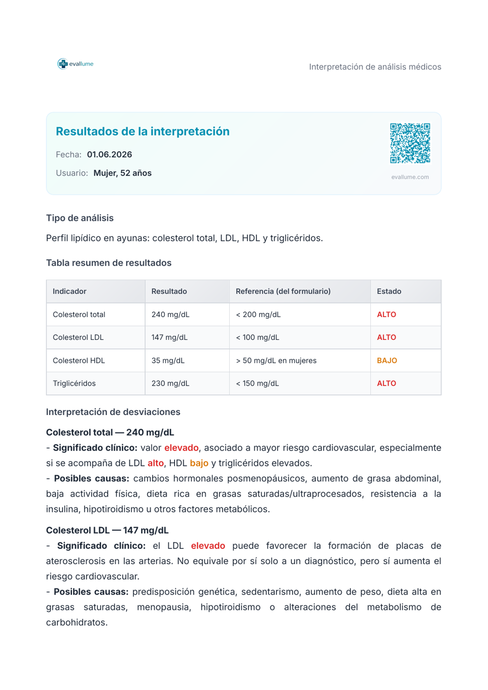 Cambios metabólicos